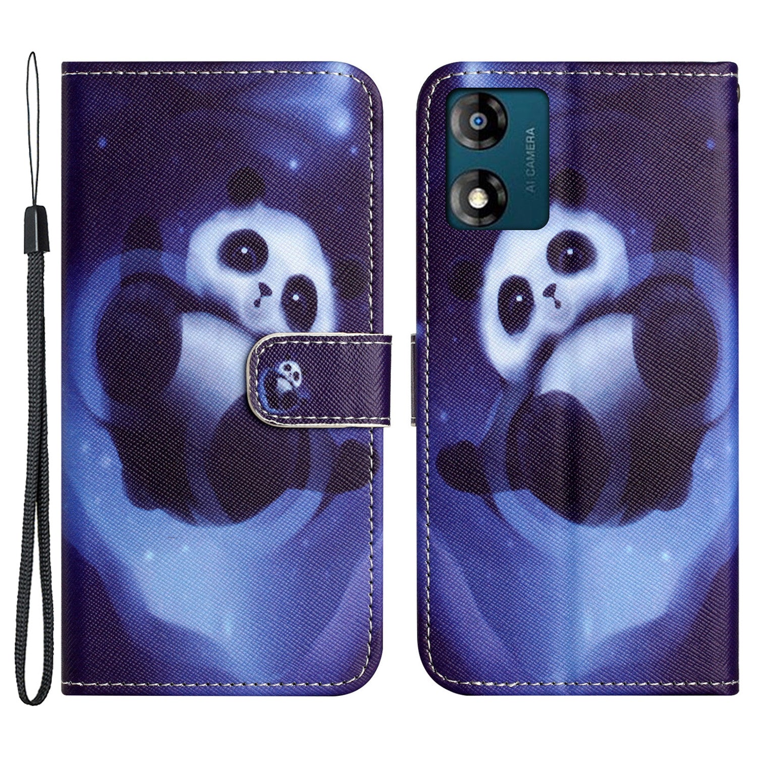 Wallet Case For Motorola Moto E13 4G Flip PU Leather 3D Pattern Printing Stand Phone Cover Wallet Case For Motorola Moto E13 4G Flip PU Leather 3D Pattern Printing Stand Phone Cover